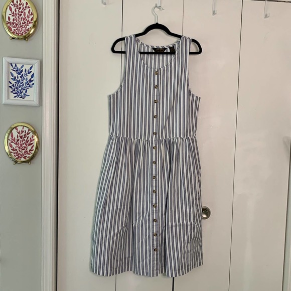 American Vintage Dresses & Skirts - Vintage Eddie Bauer Striped Dress Size M